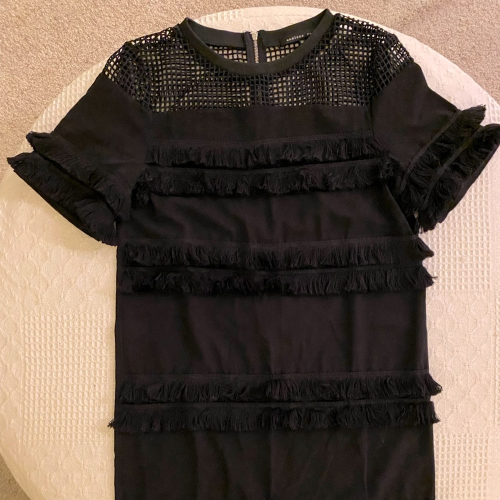 Endless Rose black shift dress